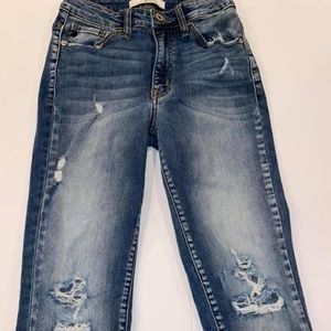 Kancan high rise ripped jeans